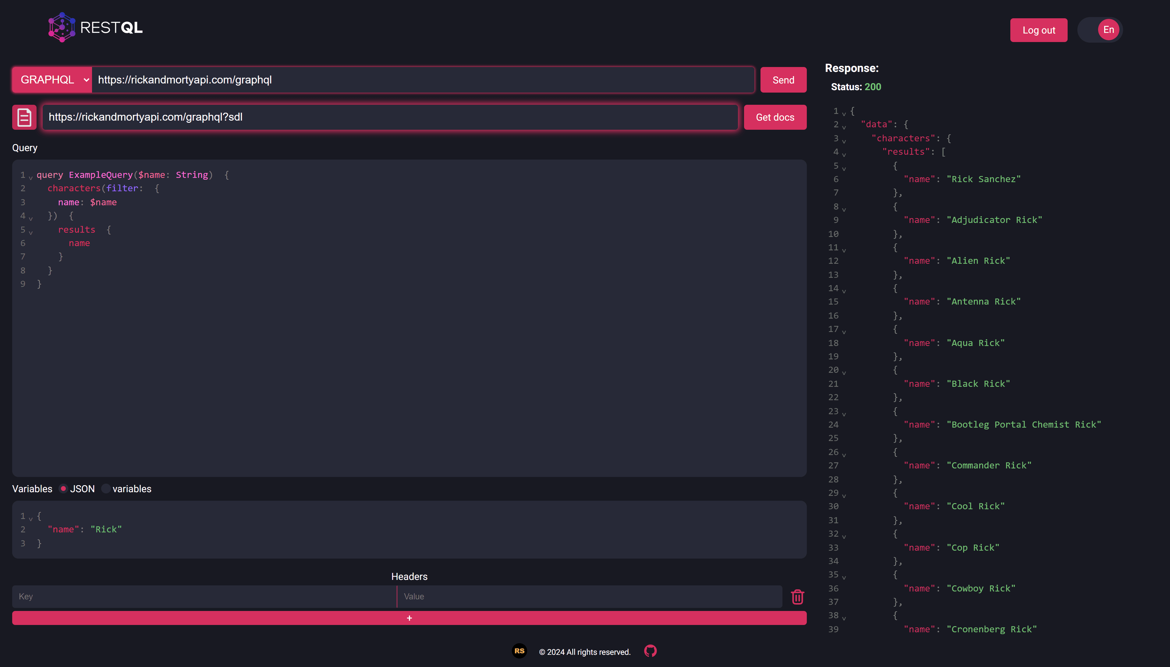 GraphiQL App